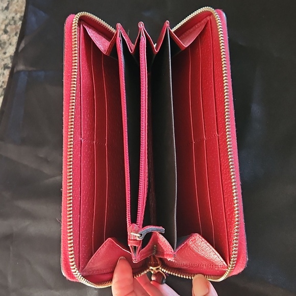 Gucci GG Supreme Canvas Tian Zip Continental Wallet - Picture 5 of 11